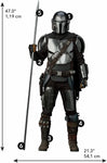 RoomMates Mandalorian In Beskar Peel And Stick Wall Decals, Brown, Gray, Black Boys Room Disney Mando Stickers