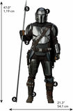 RoomMates Mandalorian In Beskar Peel And Stick Wall Decals, Brown, Gray, Black Boys Room Disney Mando Stickers