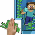 Roommates MINECRAFT Peel And Stick Giant Wall Decals Kids Room Game Room Stickers