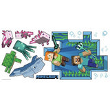 Roommates MINECRAFT Peel And Stick Giant Wall Decals Kids Room Game Room Stickers