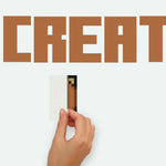 Minecraft Eat Sleep Mine Create Quote Peel and Stick Wall Decals
