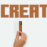 Minecraft Eat Sleep Mine Create Quote Peel and Stick Wall Decals