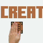 Minecraft Eat Sleep Mine Create Quote Peel and Stick Wall Decals