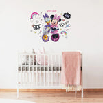 Disney Minnie Mouse Peel and Stick Giant Wall Decals with Alphabet