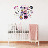 Disney Minnie Mouse Peel and Stick Giant Wall Decals with Alphabet