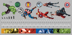 Avengers Growth Chart Peel & Stick Wall Decals