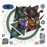 Roommates Wakanda Forever Giant Peel and Stick Wall Decals