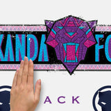 Roommates Wakanda Forever Peel and Stick Wall Decals with Alphabet