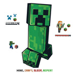 Roommates Minecraft Creeper Giant Peel and Stick Wall Decals