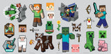 RoomMates Minecraft Characters Peel and Stick Wall Decals