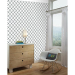 Modern Trellis Peel And Stick Wallpaper - EonShoppee