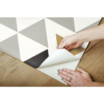 Geometric Triangle Peel & Stick Wallpaper - EonShoppee