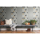 Geometric Triangle Peel & Stick Wallpaper - EonShoppee