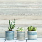RoomMates Watercolor Stripe Tan Peel & Stick Wallpaper - EonShoppee