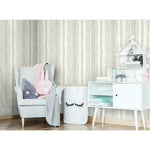 RoomMates Watercolor Stripe Tan Peel & Stick Wallpaper - EonShoppee