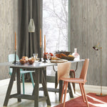 Mushroom Wood Grey Peel & Stick Wallpaper - EonShoppee