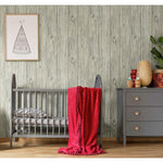 Mushroom Wood Grey Peel & Stick Wallpaper - EonShoppee