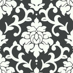 RoomMates Damask Black Peel & Stick Wallpaper - EonShoppee