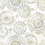 RoomMates Bohemian Tan/Blue Peel & Stick Wallpaper - EonShoppee