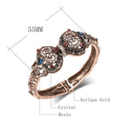 Designer Indian Ethnic Ruby Crystal Fashion Jewelry Cuff Bangle Bracelet Openable Kada