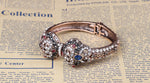 Designer Indian Ethnic Ruby Crystal Fashion Jewelry Cuff Bangle Bracelet Openable Kada