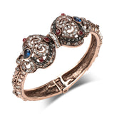 Designer Indian Ethnic Ruby Crystal Fashion Jewelry Cuff Bangle Bracelet Openable Kada